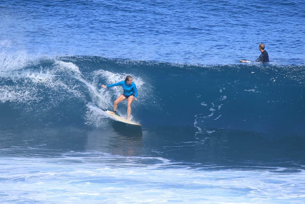 Me surfing at uluwatu one of the best surf spots in Bali