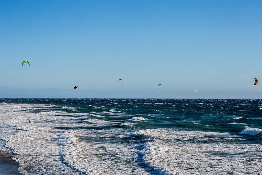 Kitesurfing